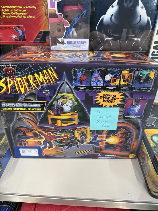 Toybiz Other - 1996 SPIDER-MAN SPIDER WARS CRIME CENTRAL PLAYSET Toy Biz